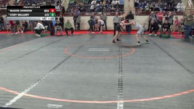 135_B lbs Semifinal - Mason Johnson, Mechanicsburg vs Cody Mallery, Altoona