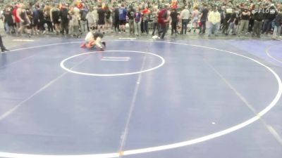 98 lbs Quarterfinal - Damien Jarvis, Team Real Life vs Peyton Finch, Nevada Elite