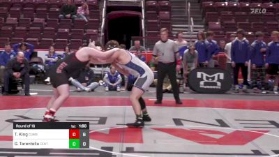 285 lbs Round Of 16 - Ty King, Cumberland Valley vs Giovanni Tarentella, Central Mountain