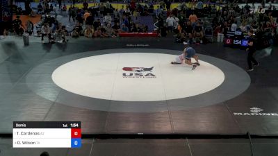 144 lbs Semis - Travis Cardenas, AZ vs Dominic Wilson, TX