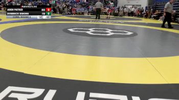 150 lbs Cons. Round 4 - Dominick Simons, Fowlerville vs Aden Patrizi, Mohawk
