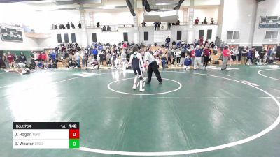 106 lbs 9th Place - Jack Rogan, Plymouth South vs Brooke Weafer, Bristol-Plymouth/Coyle Cassidy