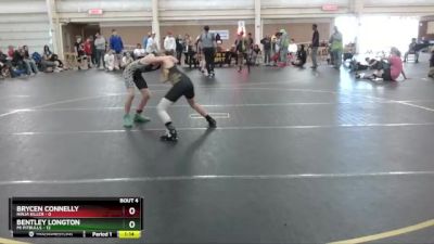 95 lbs Round 2 (4 Team) - Bentley Longton, Mi Pitbulls vs Brycen Connelly, Ninja Killer