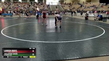 130 lbs Cons. Round 2 - HOUSTON DAVIS, E3 Wrestling vs Landon Reedy, Jr Cyclones Wrestling