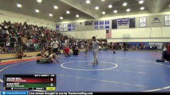 138 lbs Champ. Round 2 - Jacob Bell, Etiwanda High School vs Evan Roy, Hesperia Wrestling