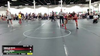 120 lbs Semifinal - Aidan Sierra, Wyomissing vs Nikolas Rivas, Unattached