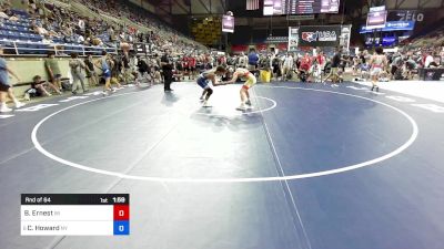 144 lbs Rnd Of 64 - Brody Ernest, WI vs Camryn Howard, NY