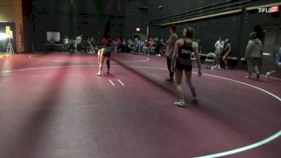 S-5 lbs Quarterfinal - Leiana Berinobis, Wapsie Valley Wrestling Club vs Brynlee Sullivan, Charles City Mat Club