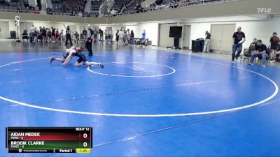 95 lbs Finals (8 Team) - Aidan Medek, Pierz vs Brodik Clarke, F/MCC