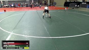 125 lbs Finals (8 Team) - Angel Martinez, PEM (Plainview/Elgin/Millville) vs Liam Jennissen, Staples