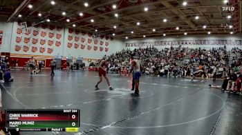 144 lbs Cons. Round 2 - Mario Muniz, Trinity vs Chris Warrick, Beaver