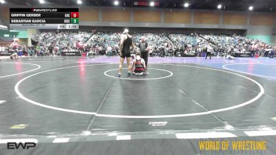 145 lbs Round Of 64 - Griffin Gerber, Oakdale vs Sebastian Garcia, Junipero Serra