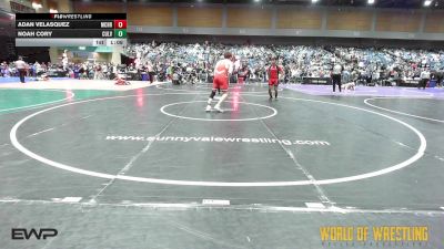 145 lbs Round Of 64 - Adan Velasquez, Crusader Wrestling vs Noah Cory, Culver Mat Club