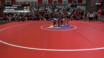 115 lbs 1st Place Match - Erica Irvine, Don Bosco vs Mariah Michels, Saint Ansgar