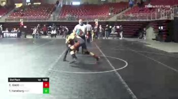 95 lbs 2nd Place - Conner Giedd, Legend Of Gold vs Tyler Haneborg, MIDWEST DESTROYERS