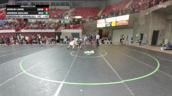 235 lbs Round 5 - 1st And 3rd - Josslin Large, Canyon vs Addison Agalaba, Canyon West Plains