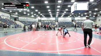 133 lbs Champ. Round 3 - Carson Griffey, Reinhardt University (GA) vs Derrique Mytial, Keiser University