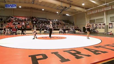 106 lbs Quarterfinal - Skylar Cantrell, Cleveland Public Schools vs Kayden Collier, Perkins High School