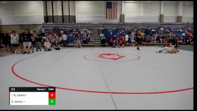 123 lbs Cons. Round 8 - Gavin Lewis, Crown Point vs Ethan Davis, Ky Extreme