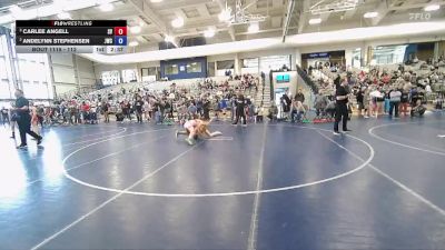 112 lbs Semifinal - Carlee Angell, Star Valley vs Andelynn Stephensen, Juab Wrestling Club