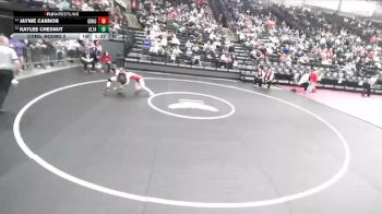 5A 110 lbs Cons. Round 2 - Jaynie Cannon, Granger vs Kaylee Chesnut, Alta