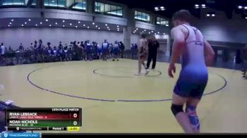 152 lbs Placement (16 Team) - Ryan Lebsack, Land O` Lakes Wild Things vs Noah Nichols, Michigan Blue