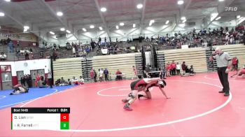 124-131 lbs Championship Bracket - Rylan Farrell, Attica vs Dennis Lian, Southport