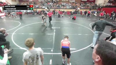 78 lbs Champ. Rd Of 16 - Karter Berg, Team Real Life Wrestling vs Cole Butler, Jimenez Trained Academy