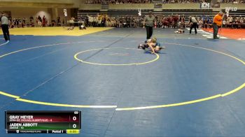 60 lbs Semis (4 Team) - Gray Meyer, STMA (St. Michael/Albertville) vs Jaden Abbott, Adrian