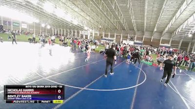 53 lbs Round 3 - Nicholas Harris, Sanderson Wrestling Academy vs Bentley Baker, Ravage Wrestling Club