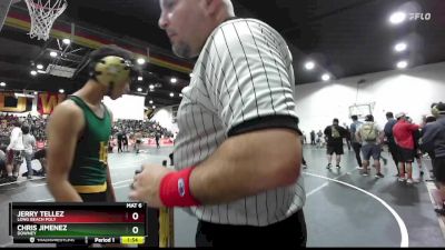 106 lbs Champ. Round 2 - Jerry Tellez, Long Beach Poly vs Chris Jimenez, Downey