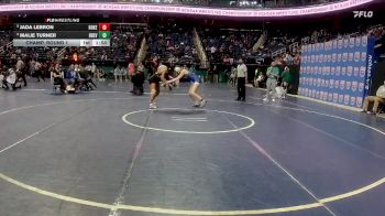 138 lbs Champ. Round 1 - Jada Lebron, Hoke County vs Malie Turner, Brevard