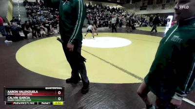 78 lbs Quarterfinal - Calvin Garcia, Swarm Wrestling Club vs Aaron Valenzuela, Rough House Wrestling