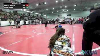 67-70 lbs Rr Rnd 1 - Brinley Wilson, Muskogee Rougher Youth Wrestling vs Quinn Horne, Springdale Youth Wrestling