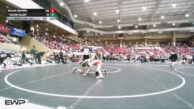 95 lbs Cons. Round 1 - Nolan Gepner, Tonganoxie vs Daxin Allen, Paola