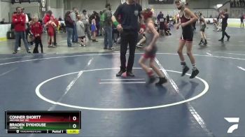 63 lbs Champ. Round 2 - Braden Dykhouse, Lowell WC vs Conner Shortt, Anchor Bay WC