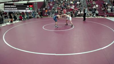 182 lbs Semis - Destan Skelly, Jack Pine Savage vs Charlie Nelson, Central MN Elite Wrestling