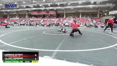 58 lbs Cons. Round 3 - Lawrence Gittrich, Wichita Blue Knights vs Calvert Farringer, The Best Wrestler