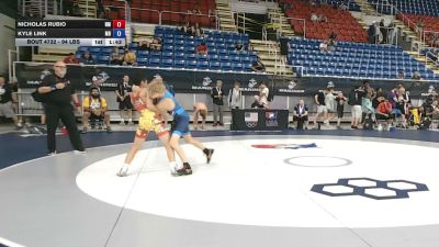 94 lbs Cons. Sub-rd Of 16 - Nicholas Rubio, New Mexico vs Kyle Link, Maryland