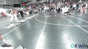 110 lbs Semifinal - Abigail LeGrand, Sperry Wrestling Club vs Kayden Walker, Tulsa Blue T Panthers