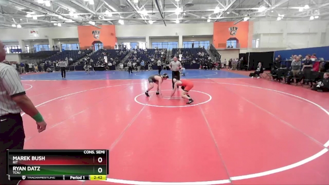 157 lbs Cons. Semi - Marek Bush, RIT vs Ryan Datz, TCNJ