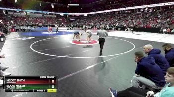 D1-215 lbs Cons. Round 1 - McCoy Smith, Waunakee vs Blake Miller, Appleton North