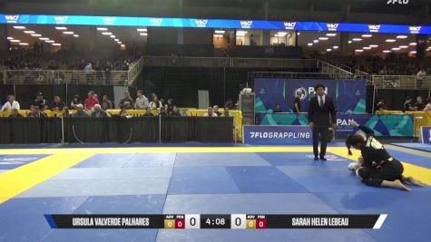 Sarah Helen Lebeau vs Ursula Valverde Palhares 2025 Pan Jiu Jitsu IBJJF Championship