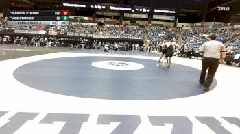 165 lbs Cons. Round 2 - Karson Etienne, Hutchinson HS vs Abe Starnes, Goddard-Eisenhower HS