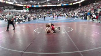 6A 106 lbs Cons. Round 3 - Rocky Jensen, Madison vs Emmitt Murray, Kuna