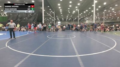 162 lbs Rr Rnd 1 - Gabriel Kitchen, LAW - HSC vs Evan Shepard, Outlaws - HSC