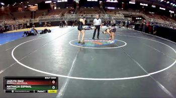 110 lbs Cons. Round 5 - Nathalia Espinal, Hernando vs Jazlyn Diaz, Riverdale High School