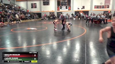 PW-9 lbs 1st Place Match - Waylon Ressler, DC Elite vs Carver Runge, Hawkeye Wrestling Academy