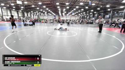 92 lbs Rd# 7- 10:45am Saturday Final Pool - JD Vassar, Virginia Hammers vs Gabe Oberheim, Scorpions