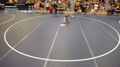 138 lbs Cons. Round 2 - Hudson Cisar, SD vs Mason Schulte, WI